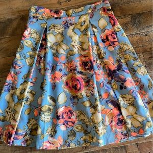 Sugarlips colorful pleated skirt